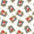 Season's Greetings Santa Presents Wrapping Tissue (20"x30")